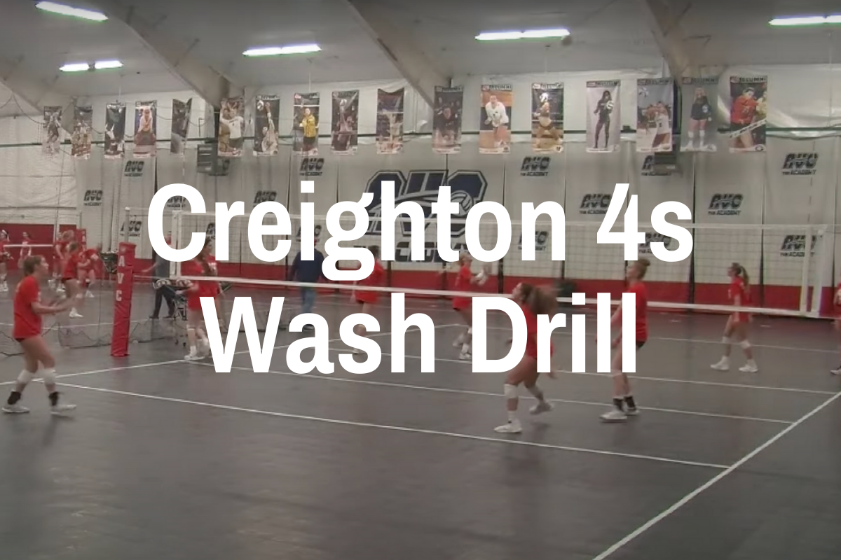 Creighton 4s Wash Drill Junior Volleyball Association