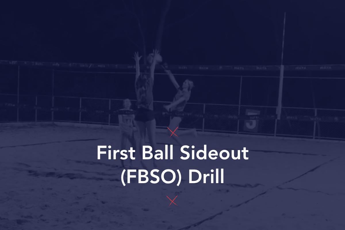 First Ball Sideout Drill