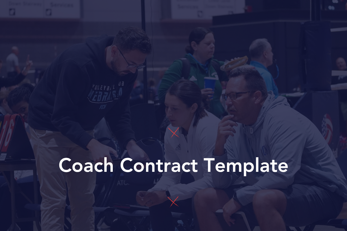 Coach Contract Template
