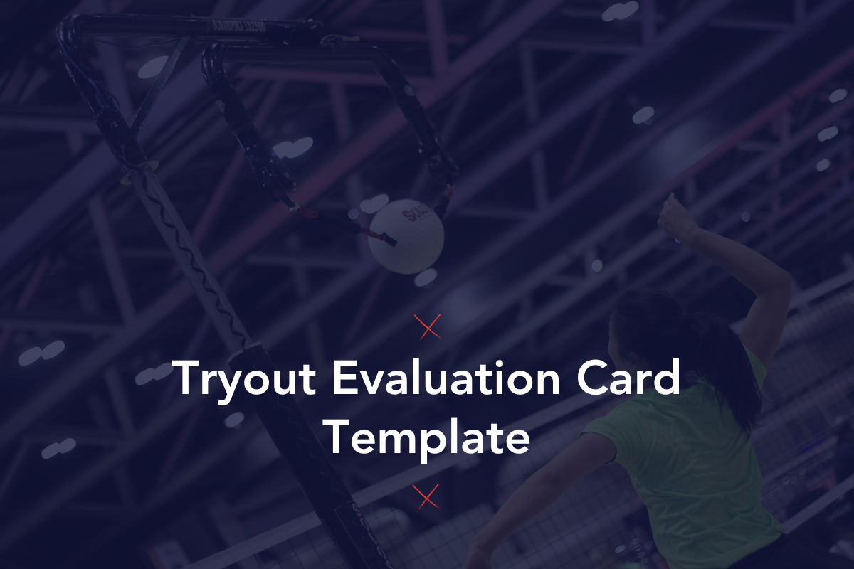 Tryout Evaluation Card Template