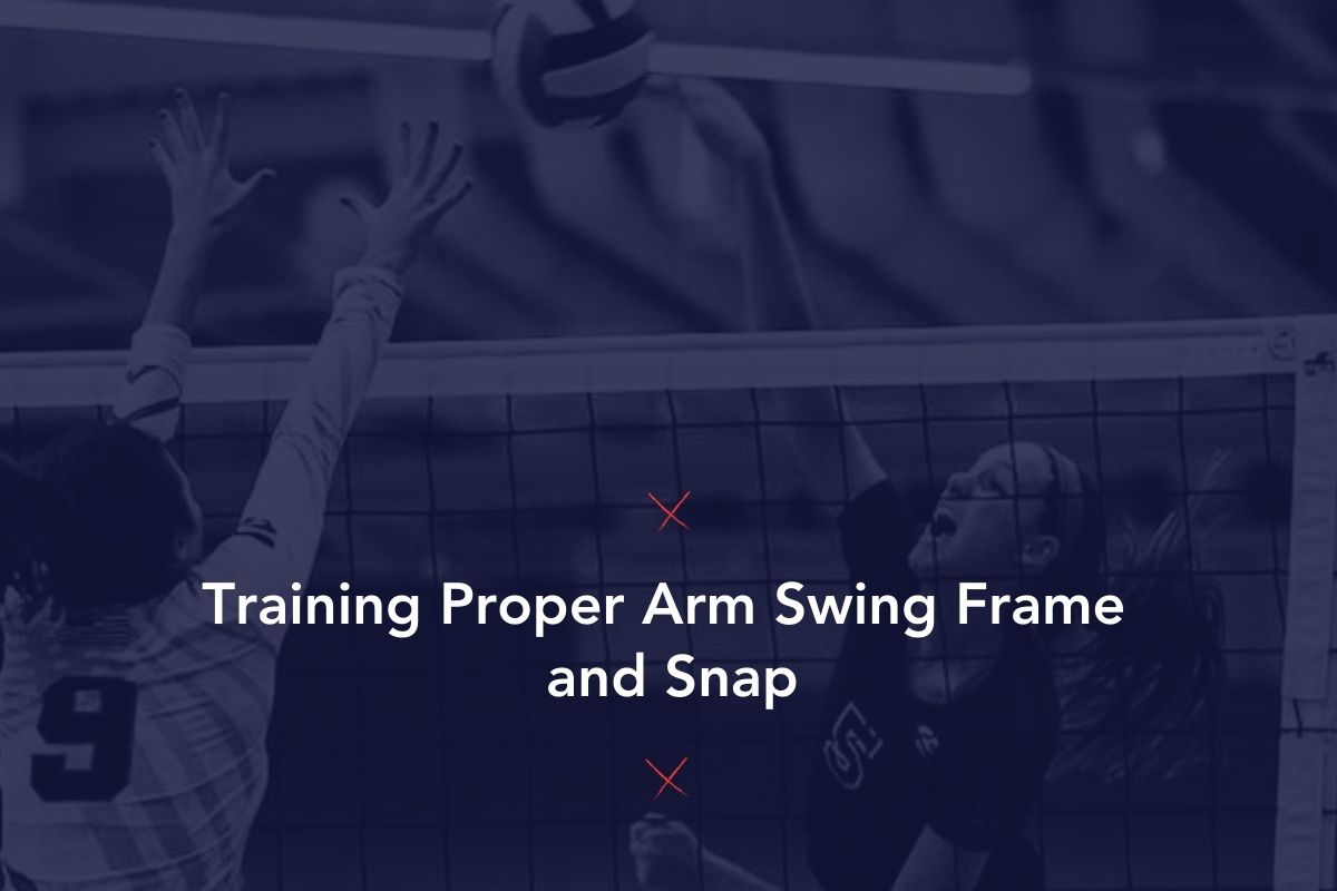 Training Proper Arm Swing Frame and Snap